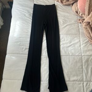 Stretchy Black Flared Pants